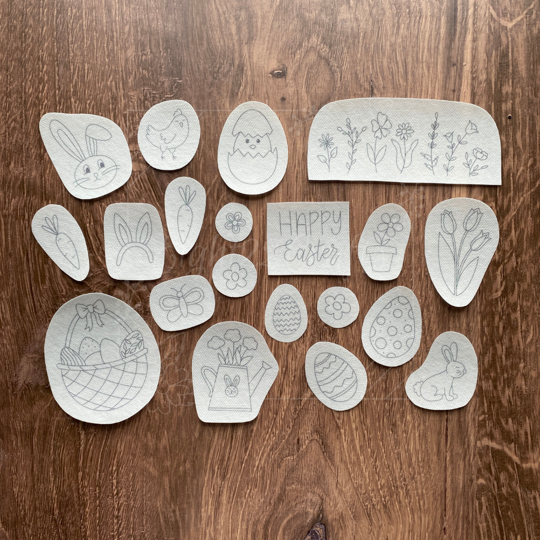 Easter Stick and Stitch Embroidery Packs