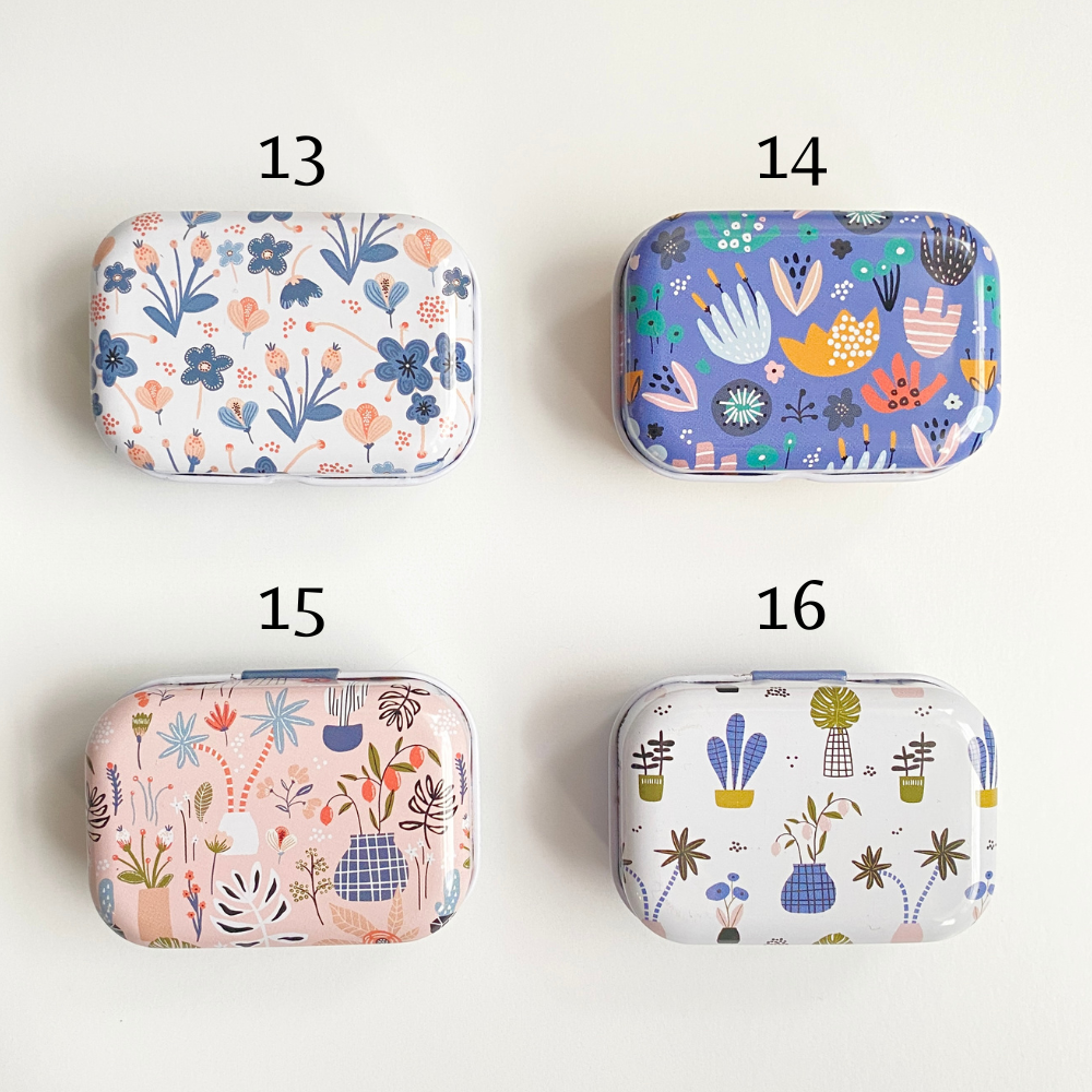 Magnetic Needle Case, Floral Needle Storage for Embroidery Cross Stitch Sewing
