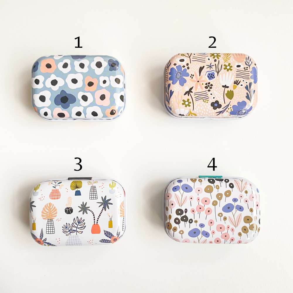 Magnetic Needle Case, Floral Needle Storage for Embroidery Cross Stitch Sewing