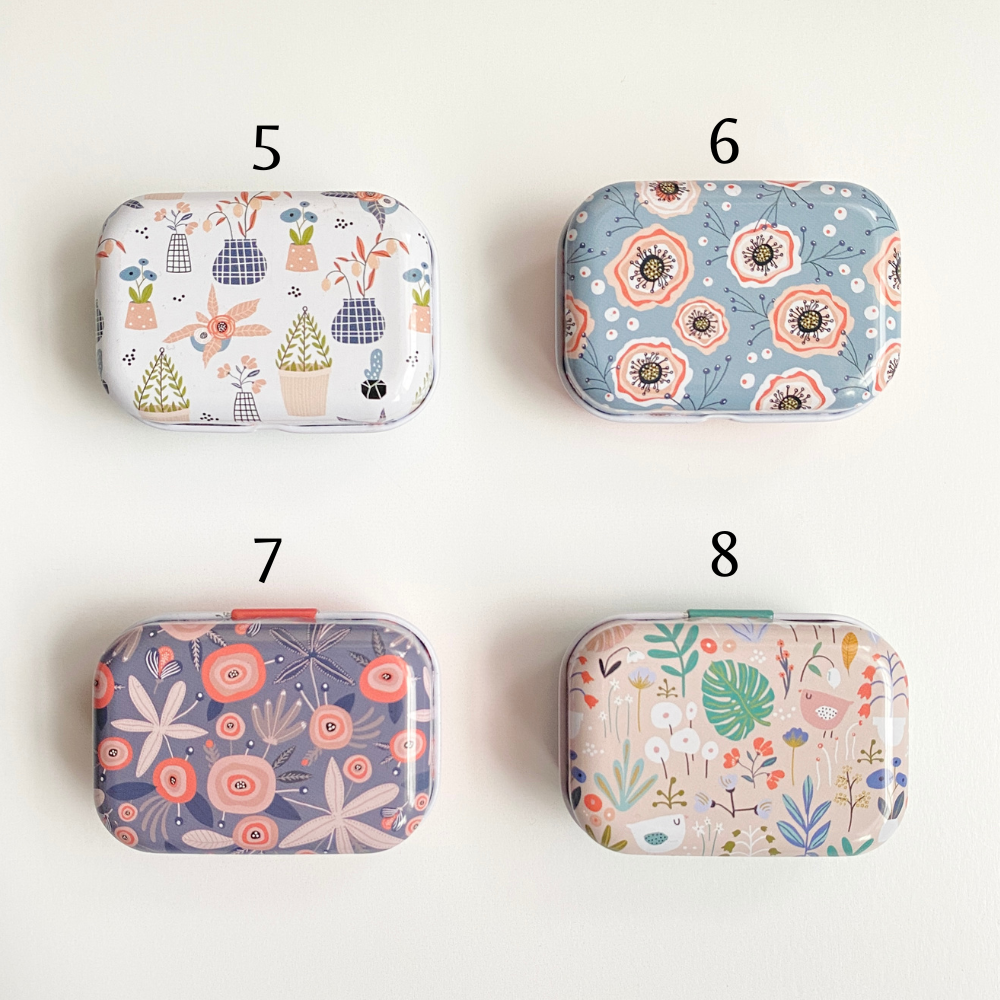 Magnetic Needle Case, Floral Needle Storage for Embroidery Cross Stitch Sewing