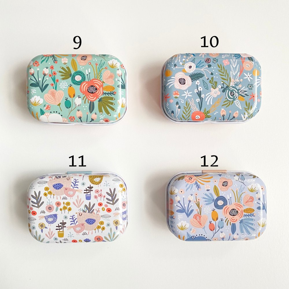 Magnetic Needle Case, Floral Needle Storage for Embroidery Cross Stitch Sewing