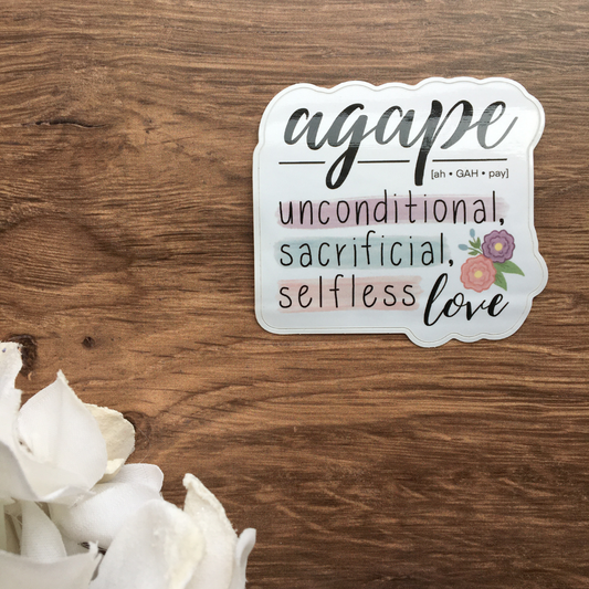 Agape Love Sticker
