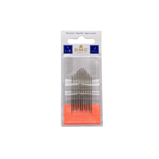 DMC Embroidery Needles, Size 1 - 5