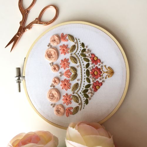 dreamy boho heart sampler embroidery design by Eight22Crafts