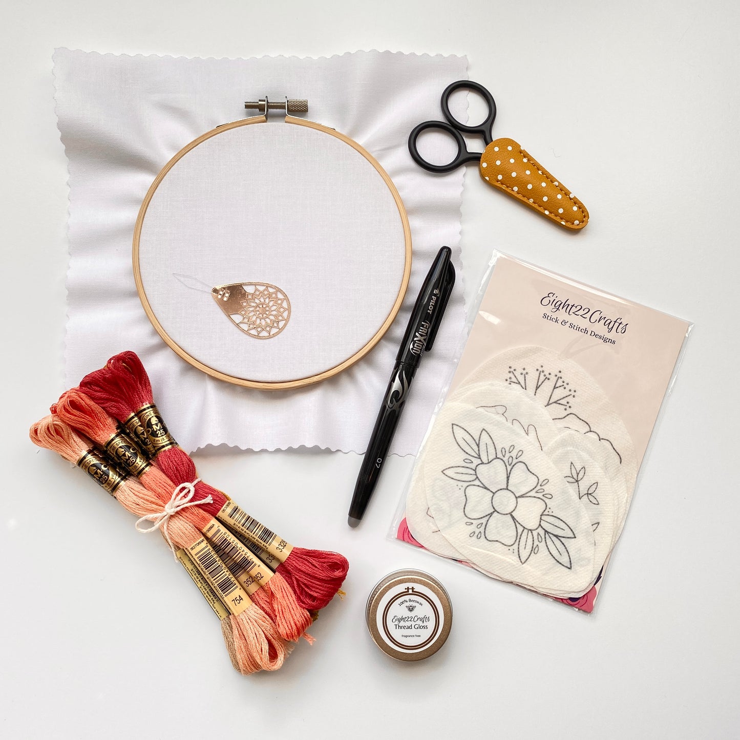 Dreamy Boho Sampler Beginner Embroidery Kit Bundle