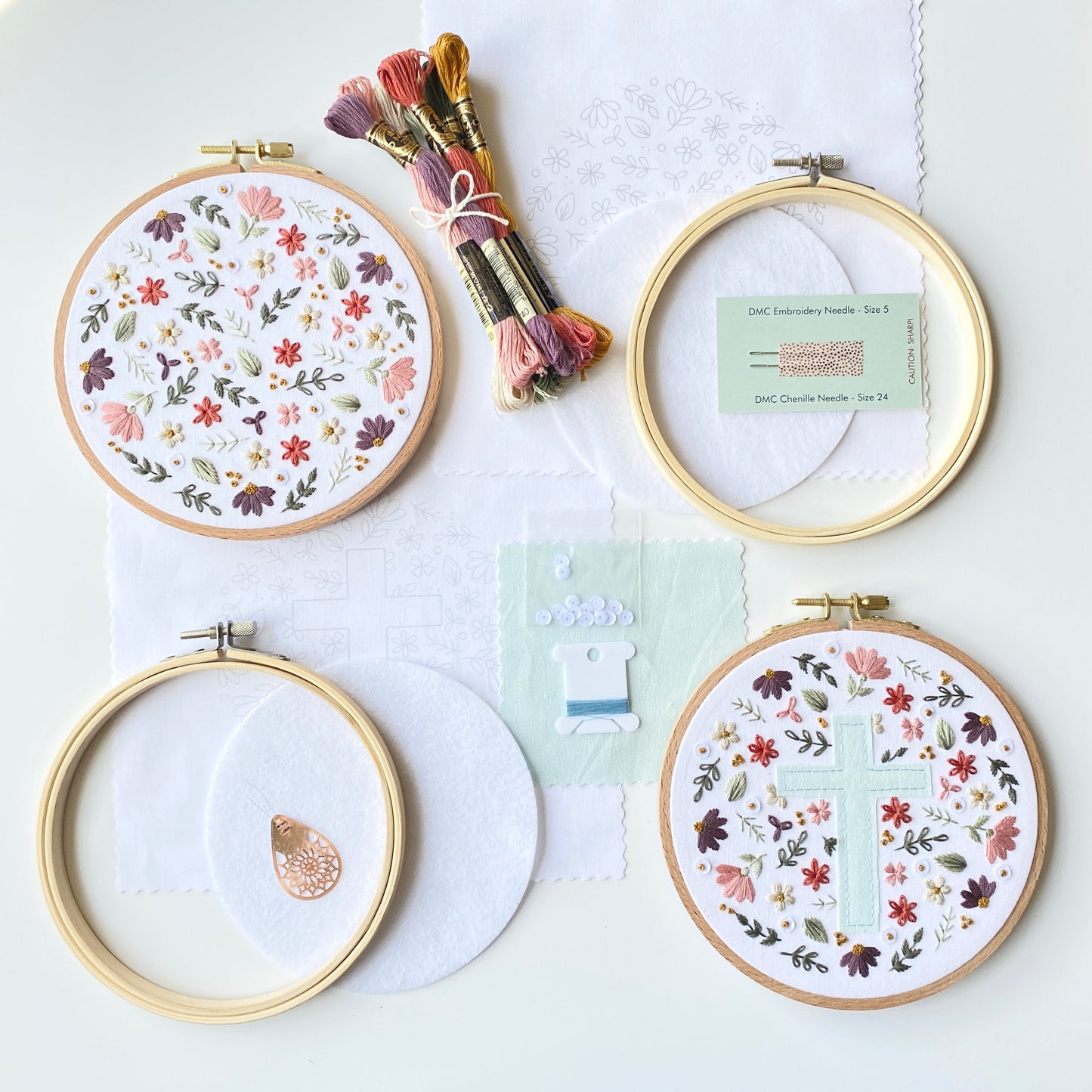 Easter and Spring Embroidery Kit