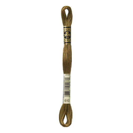 DMC Six-Strand Embroidery Floss - #610