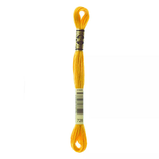 DMC Six-Strand Embroidery Floss - #728