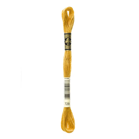 DMC Six-Strand Embroidery Floss - #729