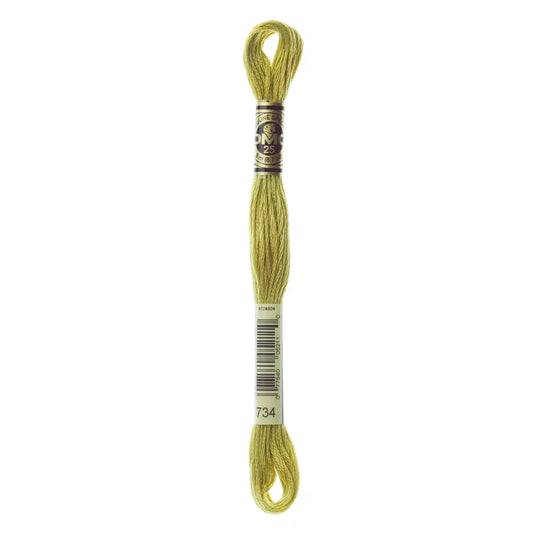 DMC Six-Strand Embroidery Floss - #734