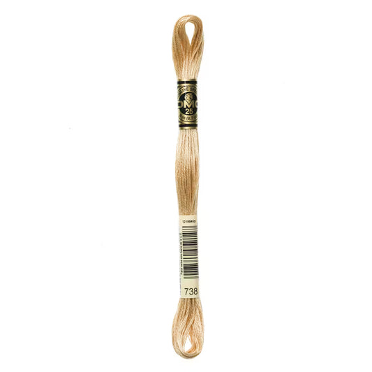DMC Six-Strand Embroidery Floss - #738