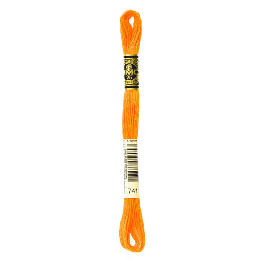 DMC Six-Strand Embroidery Floss - #741