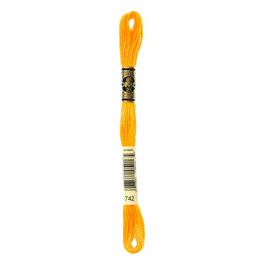 DMC Six-Strand Embroidery Floss - #742