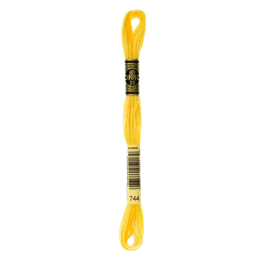 DMC Six-Strand Embroidery Floss - #744